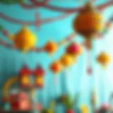 Colorful decorations for National Sovereignty and Children's Day