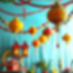 Colorful decorations for National Sovereignty and Children's Day