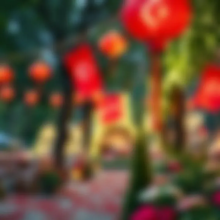 Festive Outdoor Celebrations for 23 Nisan Outdoor decorations celebrating National Sovereignty