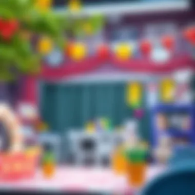 Innovative School Event Arrangement Creative school event setup for Children's Day