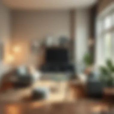 Organized living room essentials