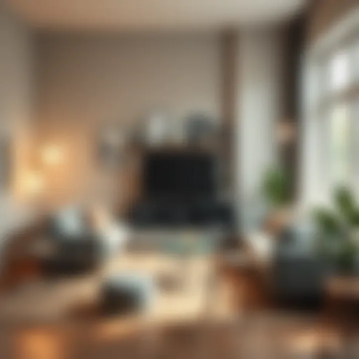 Organized living room essentials