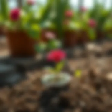 Optimal Soil for Atatürk Flower Healthy soil mixture for Atatürk flower cultivation