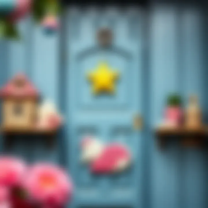 Charming door hangers for baby nurseries