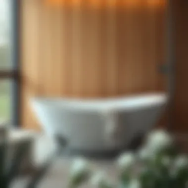 Compact soaking tub suitable for smaller bathrooms