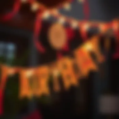 Handcrafted Birthday Banner Ideas DIY birthday banner showcasing a festive theme