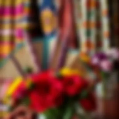 Creative use of colors and patterns in textile design