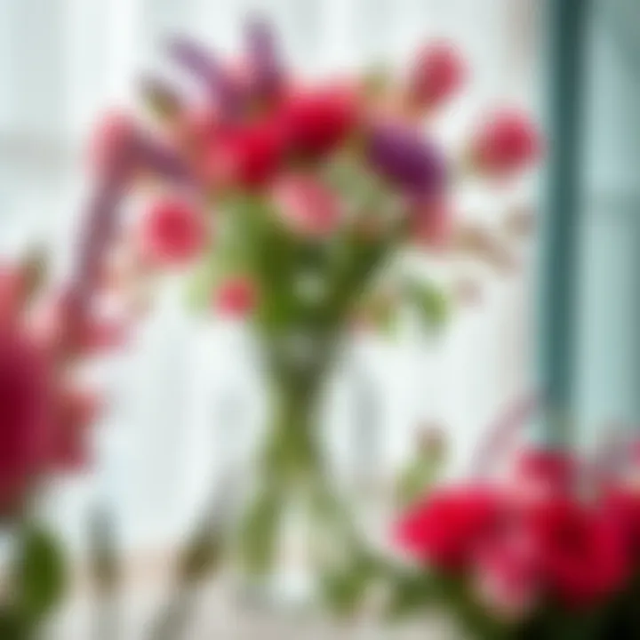 Beautiful floral arrangements complementing décor