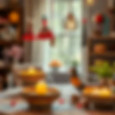 Handcrafted decorations showcasing personal style