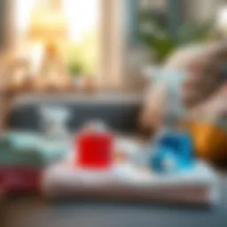 Effective upholstery cleaning supplies