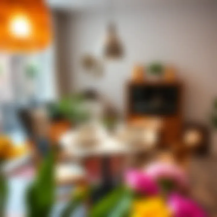 Compact Dining Solution for Small Areas Compact dining table arrangement for limited spaces