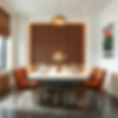 Minimalist Rectangular Dining Table for Four Minimalist rectangular dining table with aesthetic appeal