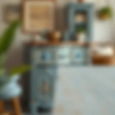 Selection of paint for varnished furniture