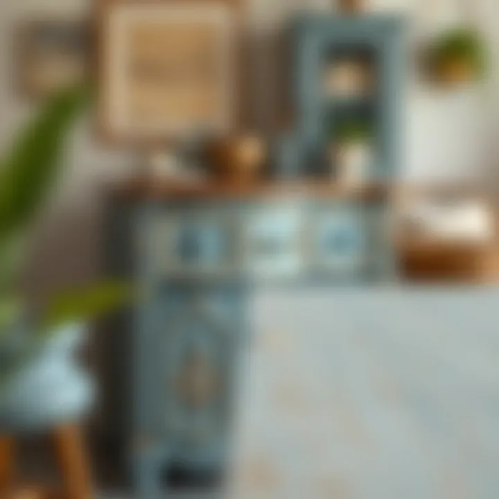 Selection of paint for varnished furniture