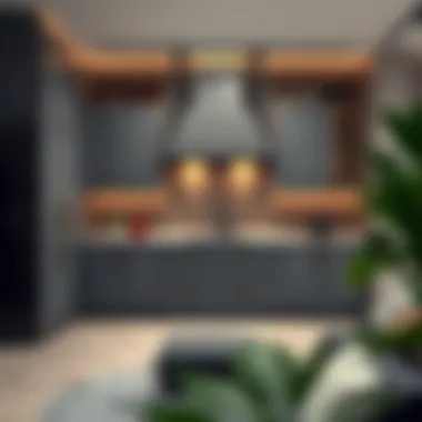 Luxurious cabinet finish in modern interior