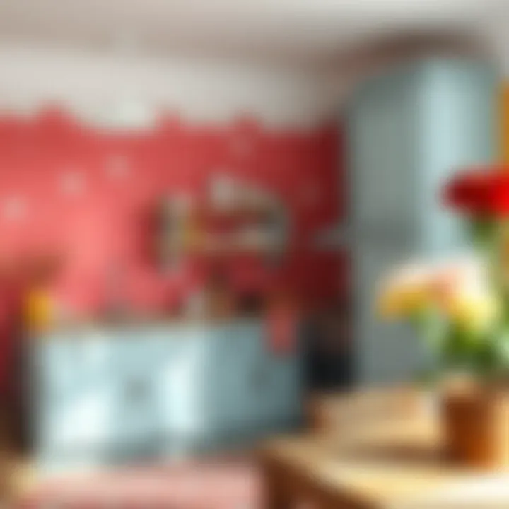 Trendy cabinet painting techniques in action