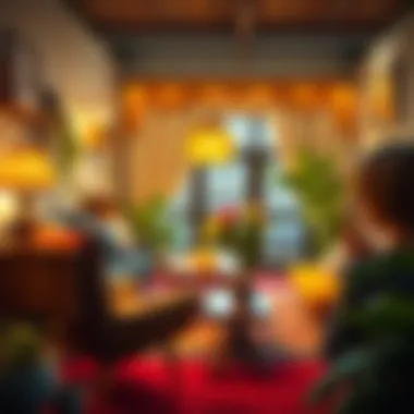 A fusion of vintage and modern home decor