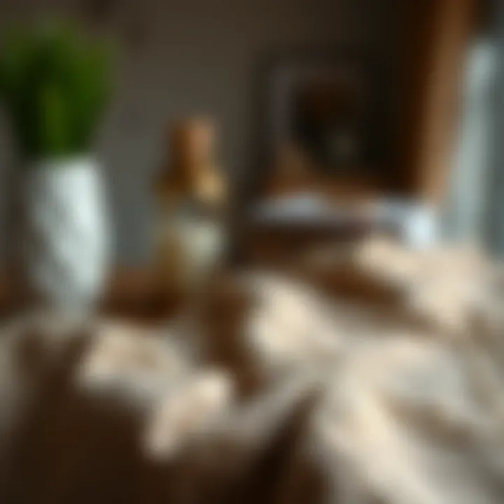 Detailed view of lif texture and material selection