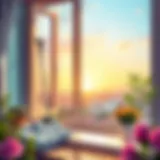 A sparkling clean window showcasing a beautiful view