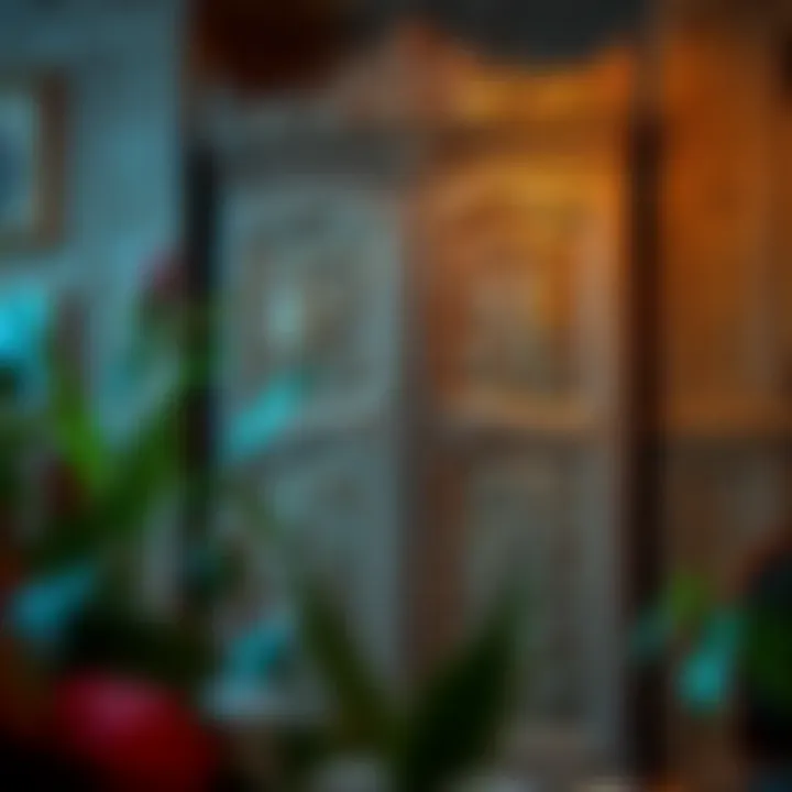 Restored Vintage Wardrobe A beautifully restored vintage wardrobe showcasing intricate carvings.