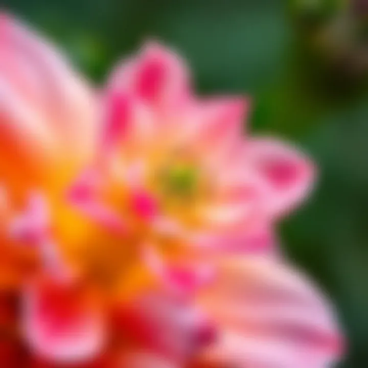 Close-up of a flowering plant highlighting its intricate petals
