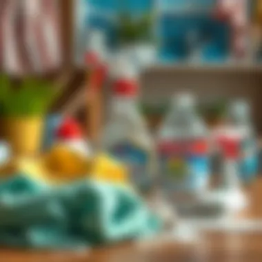 Household items for cleaning stains