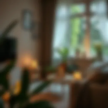 Cozy living space enhanced by the scent of vanilla