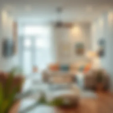 A clean living space after odor removal