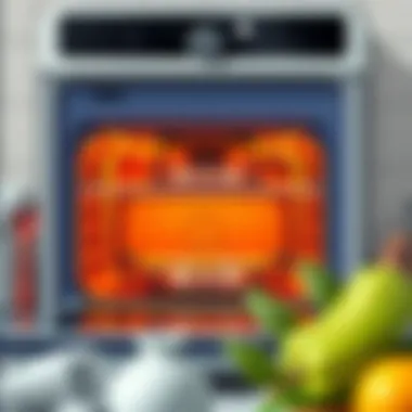 Well-Maintained Oven A well-maintained oven showcasing cleanliness