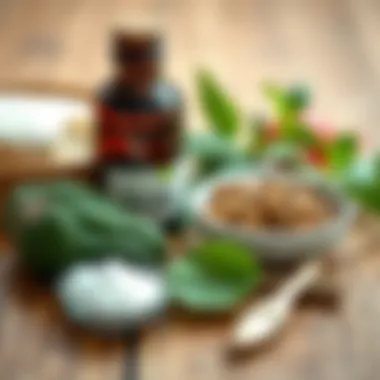 Natural Odor Removal Ingredients Natural ingredients displayed for odor removal