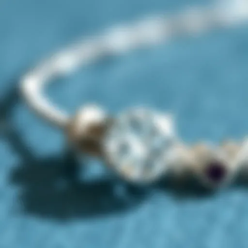 Polished Silver Jewelry Close-up of polished silver jewelry reflecting light beautifully