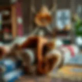 A variety of carpet materials displayed on a table