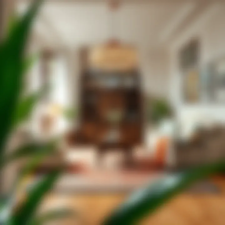 Aesthetic Appeal of Carpets in Home Decor A beautifully styled living room featuring a decorative carpet