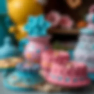 A collection of handmade crafts using turquoise and harmonious color palettes.