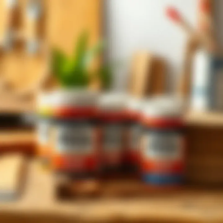 Selection of high-quality oil paints for woodworking