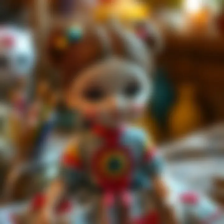 An intricately designed doll showcasing creativity