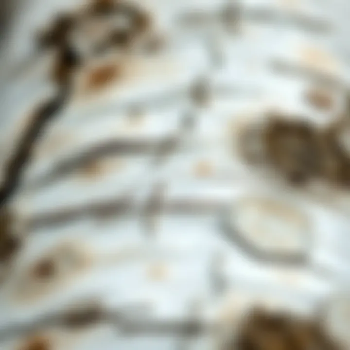 Close-up of birch wood texture showcasing natural patterns