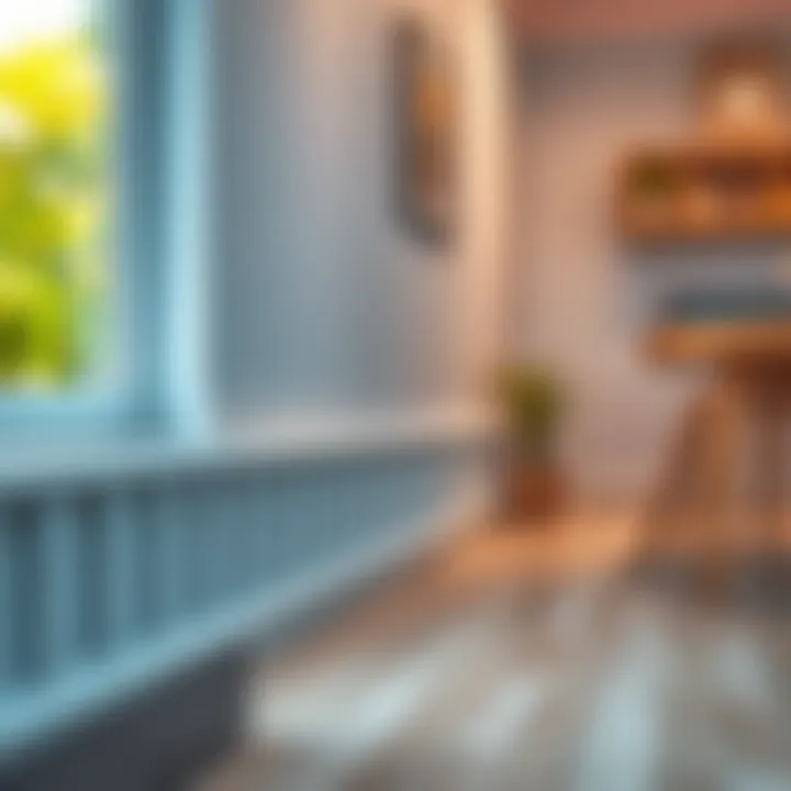 Illustration of various installation methods for plastic skirting boards.