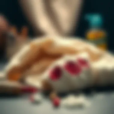 Materials for ink stain removal