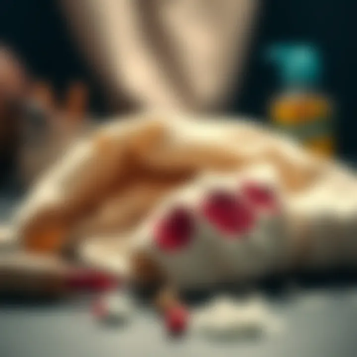 Materials for ink stain removal