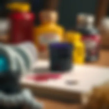 Demonstration of stain removal technique