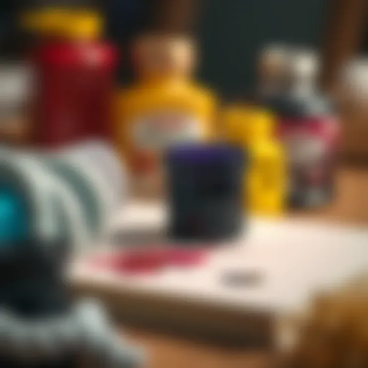 Demonstration of stain removal technique