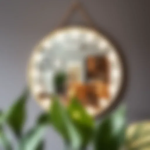 Enhancing Aesthetics with Koçtaş Round Mirror Elegant round mirror enhancing modern interior decor