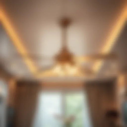 Modern ceiling fan design showcasing elegance and style
