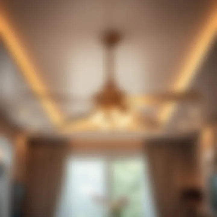 Modern ceiling fan design showcasing elegance and style