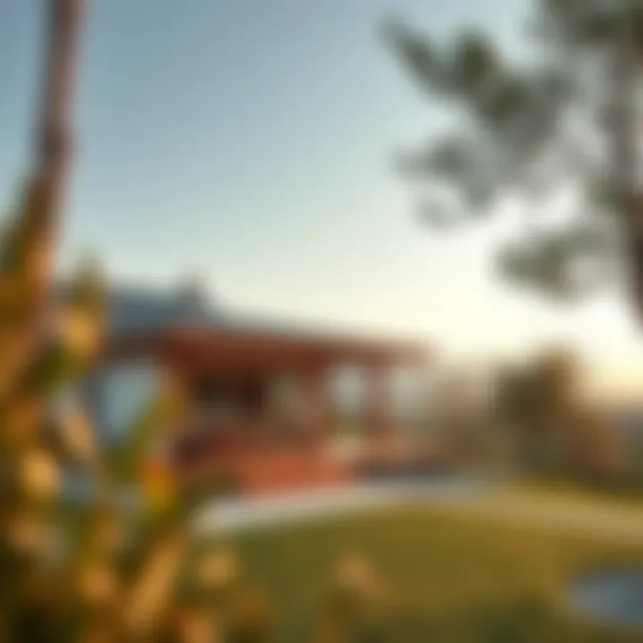 A beautifully designed Koçtaş bungalow nestled in a serene natural setting.