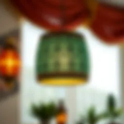 Elegant Koçtaş lampshade design showcasing unique patterns