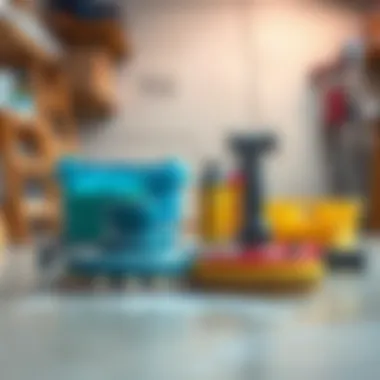 Tools and equipment for floor polishing