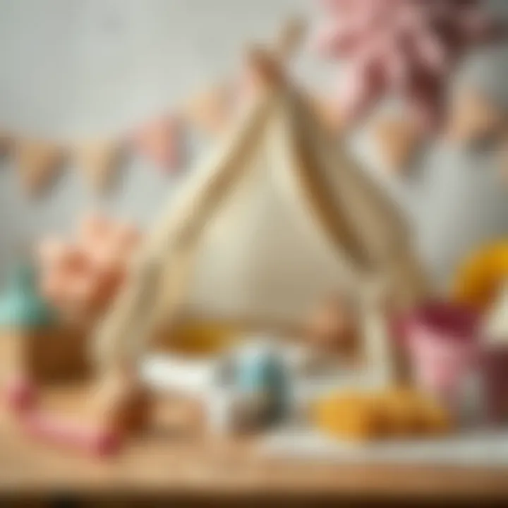 Materials for constructing a toy tent