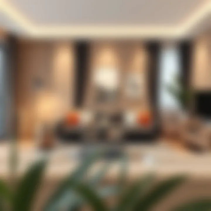 Chic Minimalist Living Space Elegant minimalist living room arrangement